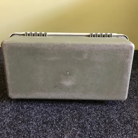 Plano 8600 Vintage Angelkoffer, Weiß/Grau, 6 Etagen, #6574