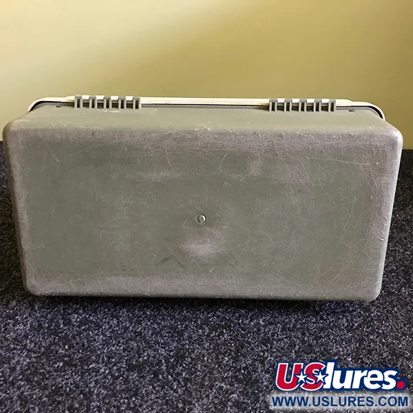 Plano 8600 Vintage Angelkoffer, Weiß/Grau, 6 Etagen, #6574