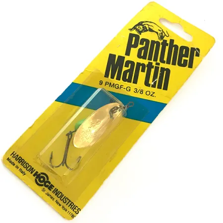 Panther Martin 9 Spinner, Gold, 10.6g, In-Line-Blatt, #9 PMGF-G