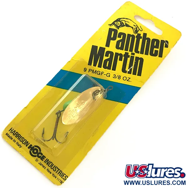 Panther Martin 9 Spinner, Gold, 10.6g, In-Line-Blatt, #9 PMGF-G