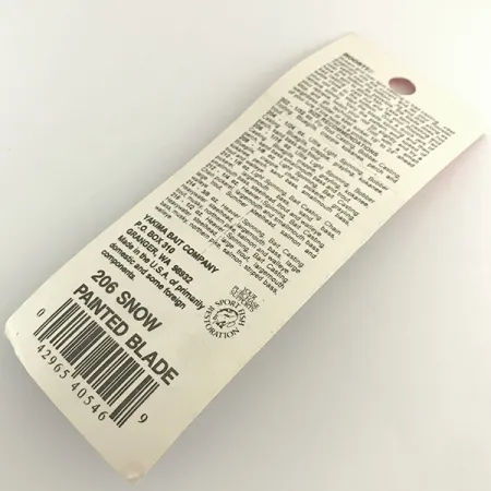 Yakima Bait Worden’s Original Rooster Tail Spinner, Weiß, 1.77g, #6579