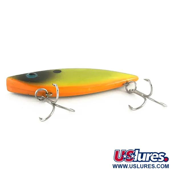 Bill Lewis Rat-L-Trap UV Lipless Crankbait, Gelb/Orange/Schwarz, 14g, #6587