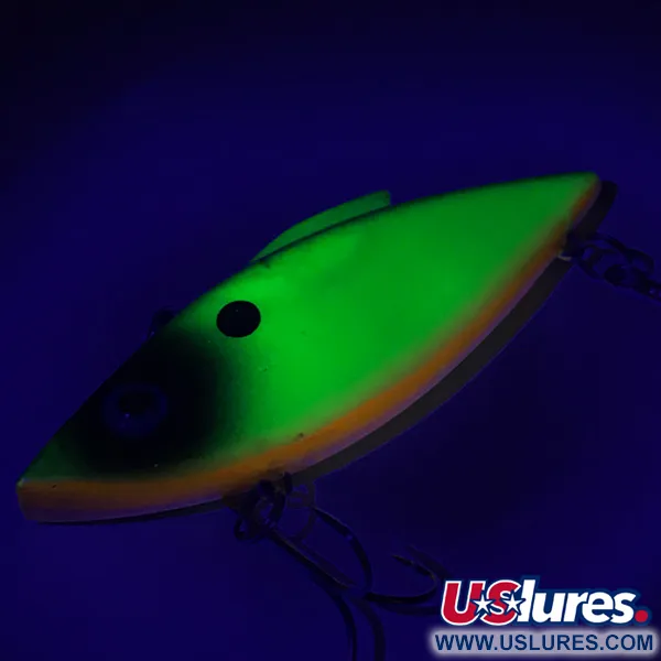 Bill Lewis Rat-L-Trap UV Lipless Crankbait, Gelb/Orange/Schwarz, 14g, #6587