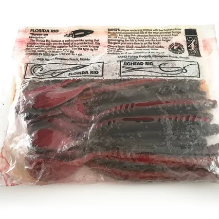 Gambler P. Tail Gummiköder, Dunkelrot, 12.7cm, B.A.N.G., #6593