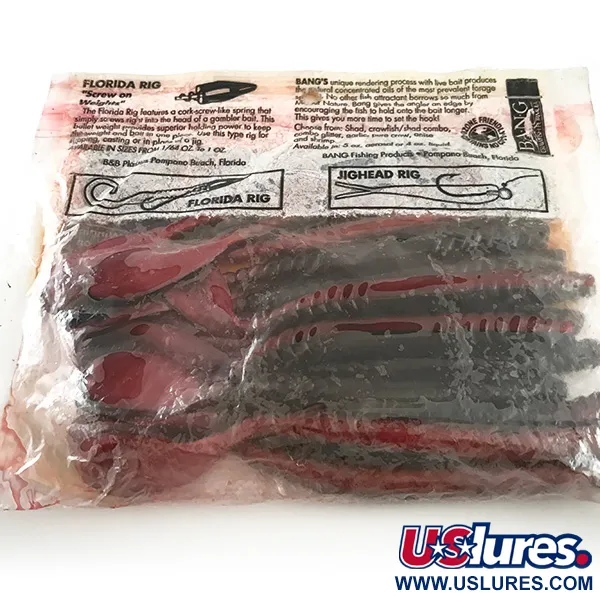 Gambler P. Tail Gummiköder, Dunkelrot, 12.7cm, B.A.N.G., #6593