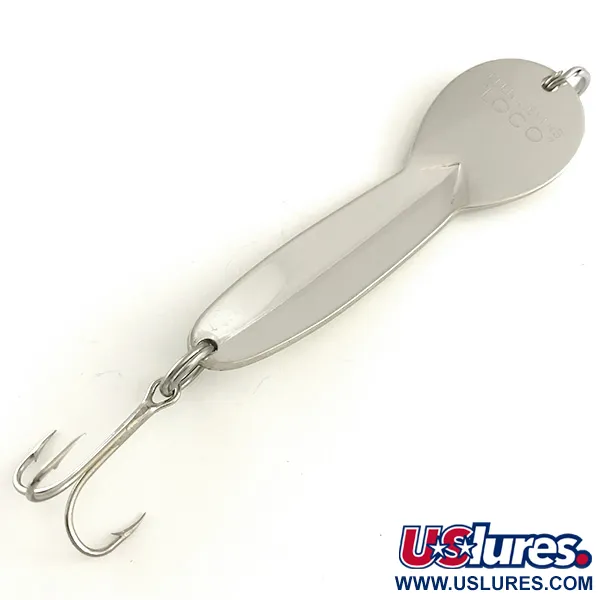 Glen Evans Loco 4 Blinker, Nickel/Gold-Hologramm, 23g, Vintage, #6600