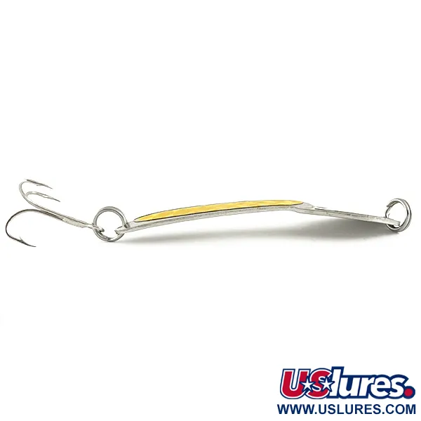 Glen Evans Loco 4 Blinker, Nickel/Gold-Hologramm, 23g, Vintage, #6600