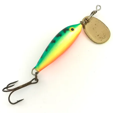 Blue Fox Vibrax Minnow Spin 1 UV Spinner, Fire Tiger, 4g, UV, #6601