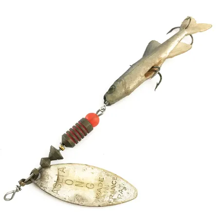 Mepps Aglia Long 2 Mino Spinner, Silber, 9g, Weidenblatt, #6602