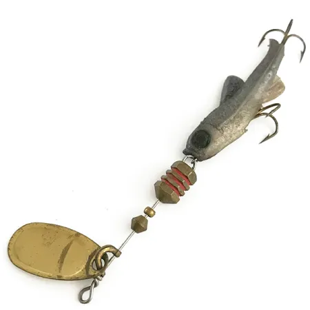 Mepps Comet Mino 1 Spinner, Gold, 4,5g, Gummifisch-Körper, #6605