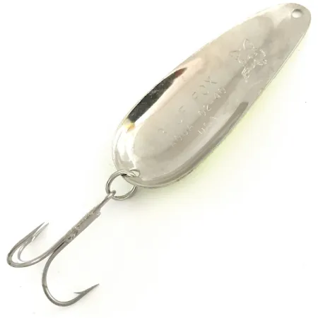 Blue Fox Aqua Spoon Blinker, Five of Diamond, 14g, UV-Glow, #6612