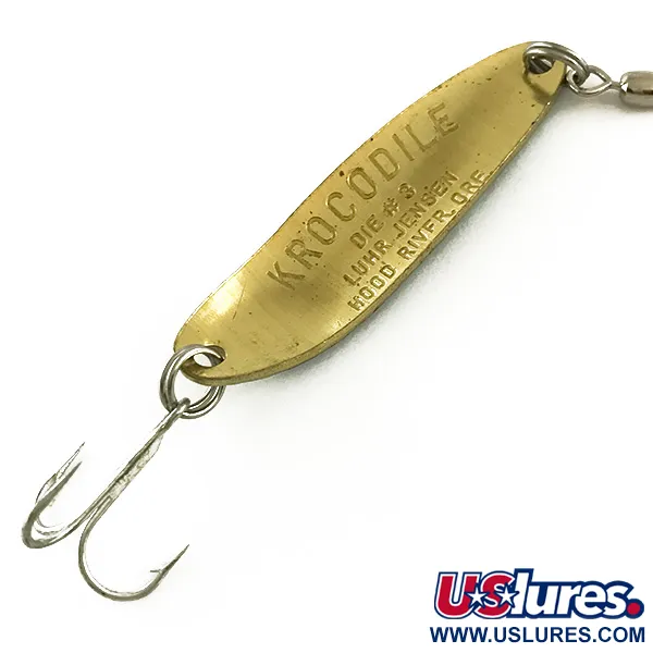 Luhr Jensen Krocodile Die #3 UV Blinker, Fire Tiger, 10g, #6631