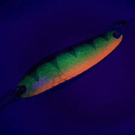 Luhr Jensen Krocodile Die #3 UV Blinker, Fire Tiger, 10g, #6631