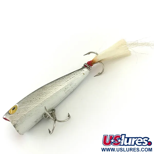 Rebel Pop-R Popper, Silber, 7g, Feder-Drilling, #6633