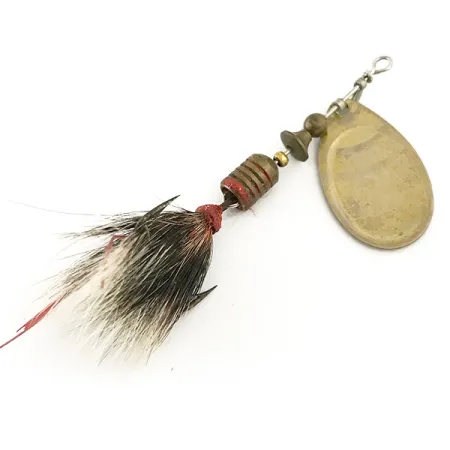 Mepps Aglia 2 dressed 1960s Spinner, Messing, 4,7g, Federhaken, #6640