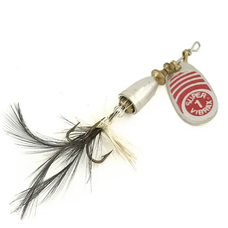 Blue Fox Super Vibrax 1 Spinner, Silber, 4g, Federdrilling, #6644