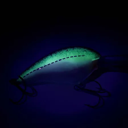 Norman DD 22 Tieflaufender Crankbait, Gelb/Weiß/Hellblau, 28g, #6665