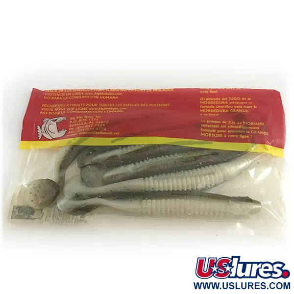 Big Bite Baits Cane Thumper Gummiköder, Watermelon Ghost, 14cm, #6672