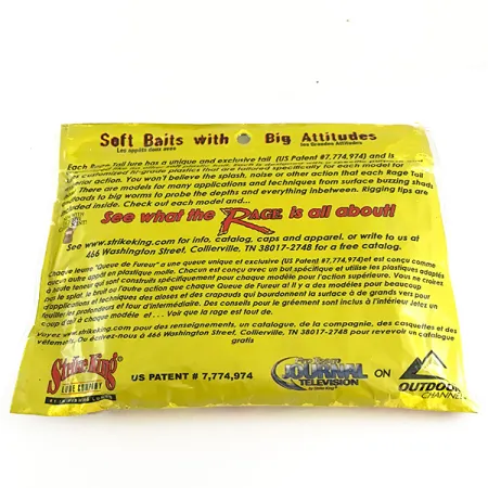 Strike King Rage Tail Rage Craw Gummiköder, Watermelon Meat, 9cm, #6673