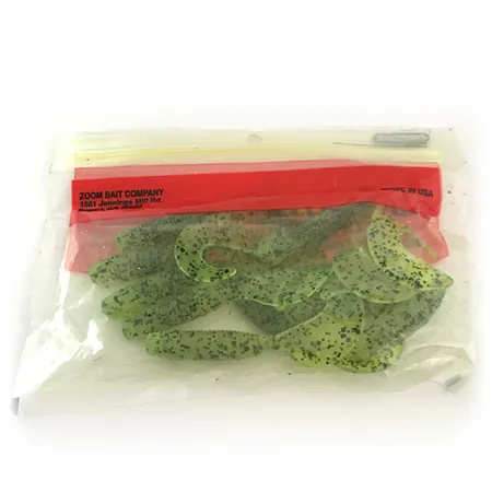 Zoom Fat Albert Grub Twister, Chartreuse Pepper, 8.25cm, Rippenkörper, #6678