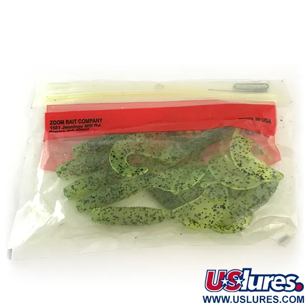 Zoom Fat Albert Grub Twister, Chartreuse Pepper, 8.25cm, Rippenkörper, #6678