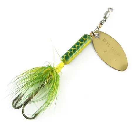 Luhr Jensen Bang Tail Spinner, Gold, 5,5g, Federdrilling, #6691