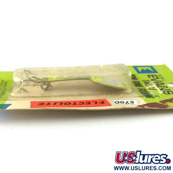 Loco 2 Glen Evans UV Blinker, Gelb UV, 7g, Flectolite-Muster, #6700