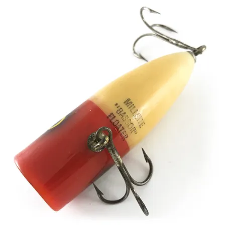 Millsite Bassor Oberflächen-Popper, Rot / Weiß, 12g, Topwater, #6709