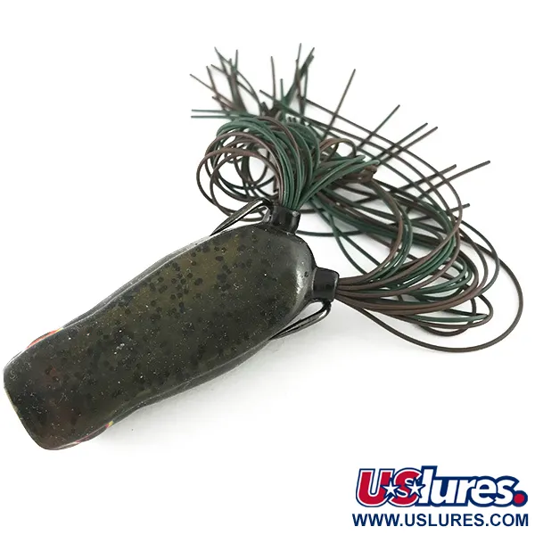 SPRO Dean Rojas Bronzeye Frog Popper, Schwarz, 14g, Hohlkörper, #6710