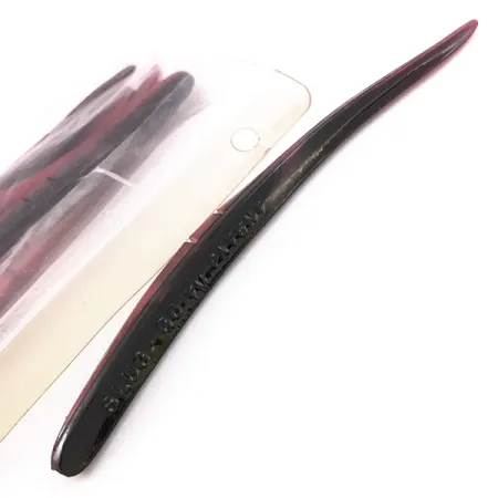 Lunker City Slug-Go Softjerk, Red / Black, 15 cm, Offset-Schlitz, #6720