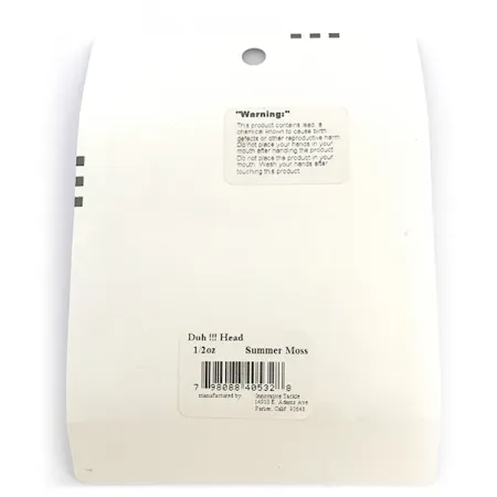 Duh!!! Head kit Offset-Jigs, Black / Green Metallic, 14g, #6721