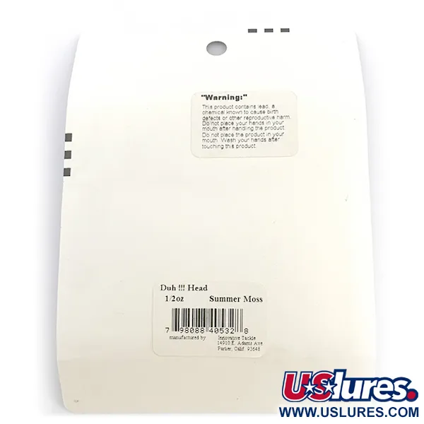 Duh!!! Head kit Offset-Jigs, Black / Green Metallic, 14g, #6721