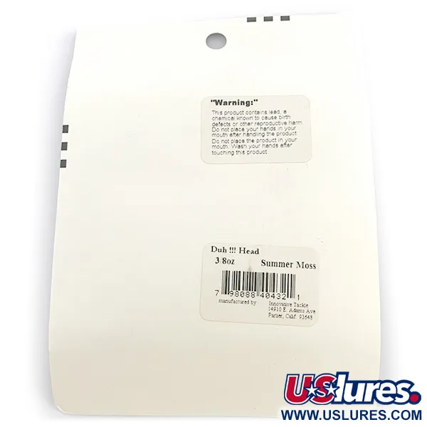 Duh!!! Head Kit Offset-Jigköpfe, Oliv / Rot, 11g, Weedless, #6722