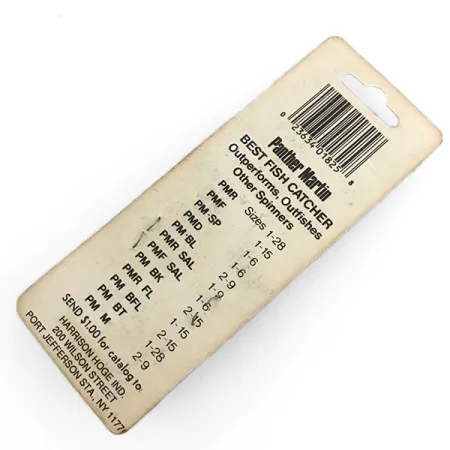 Panther Martin 9 Spinner, Silber / Grün, 11g, Achsenblatt, #6732