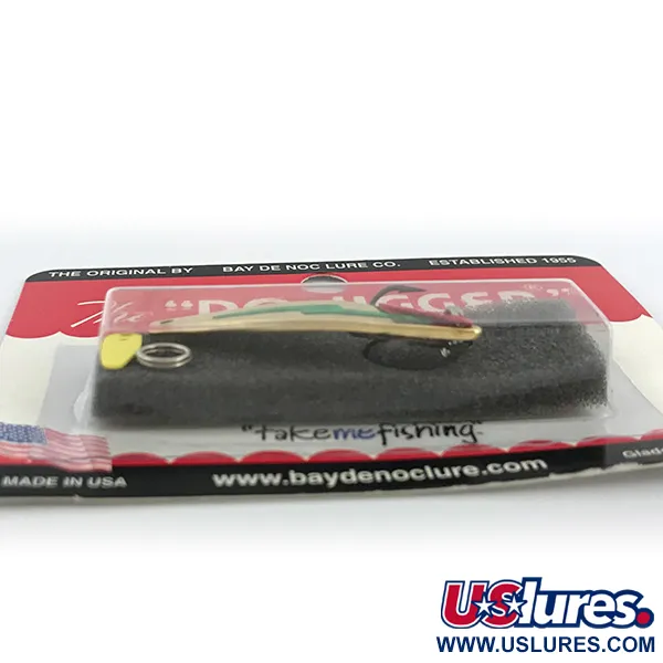 Bay de Noc Do-Jigger 1 Blinker, Gold/Grün, 5g, vergoldet, #1DJGCH