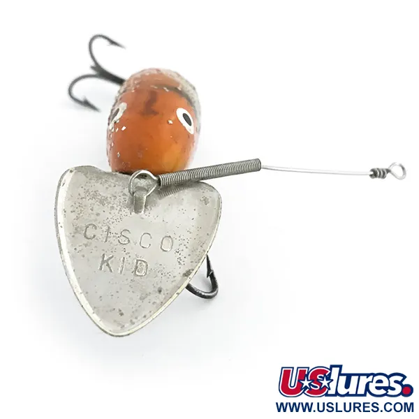 Suick Cisco Kid Wobbler, Orange/Gelb, 10g, Glitzer-Dekor, #6756