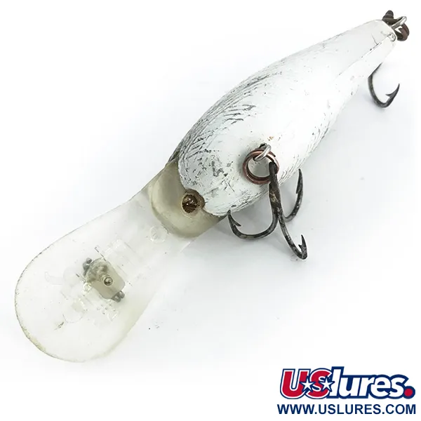 Rebel Deep Wee R Crankbait, Silber, 10g, Tiefläufer, #6757