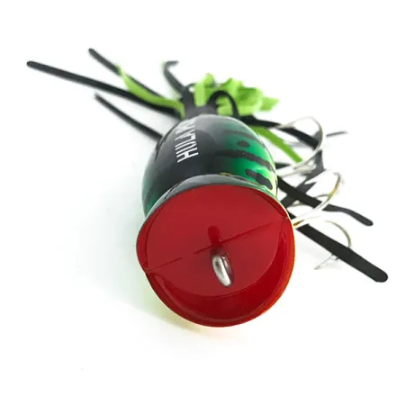 Fred Arbogast Hula Popper Oberflächenköder, Fire Tiger, 10g, #6760