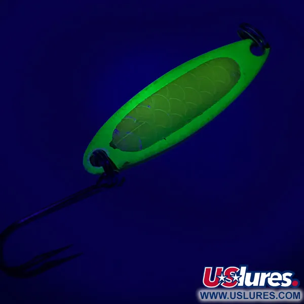 Luhr Jensen Needlefish 1 UV Schlepplöffel, Chartreuse, 2g, UV, #6764