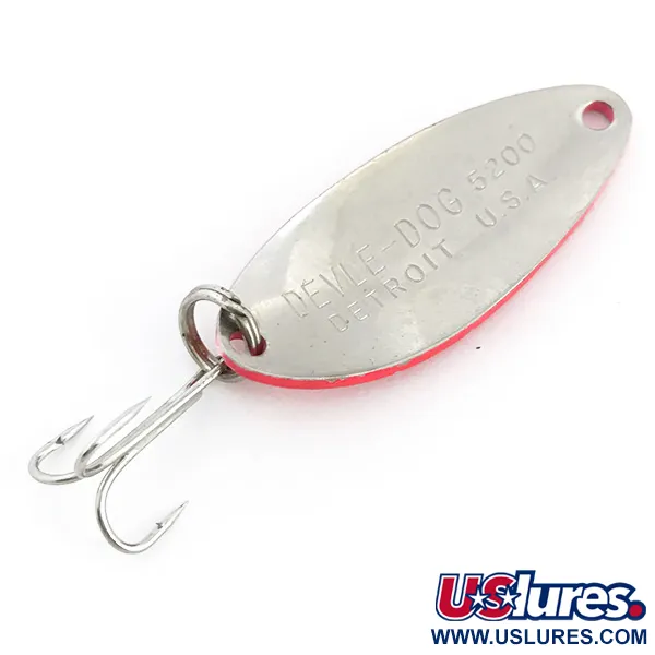 Eppinger Dardevle Devle Dog 5200 UV Blinker, Rot/Nickel, 7g, UV, #6773