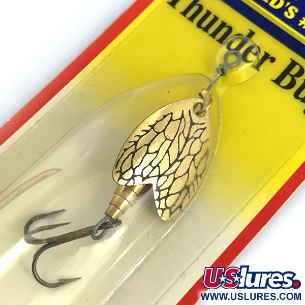 Mepps Thunder Bug Spinner, Gold, 4g, Maifliegen-Profil, #6778
