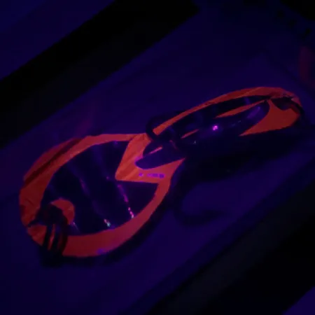 Luhr Jensen Loco 1 UV Blinker, Red / Hologram, 4g, UV-Finish, #6779