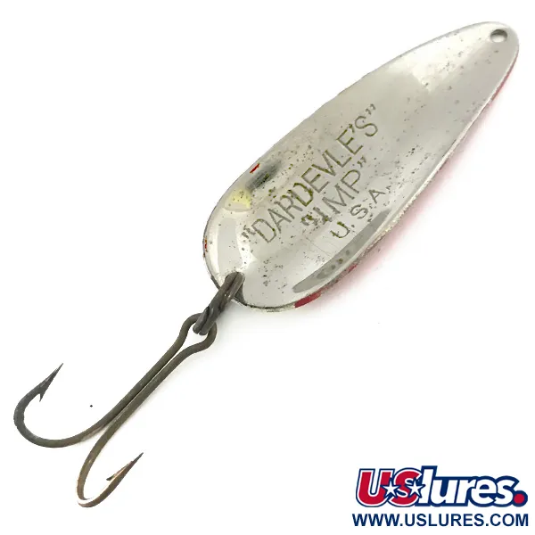 Eppinger Dardevle Imp Blinker, Rot/Weiß/Nickel, 11g, Weitwurf, #6782