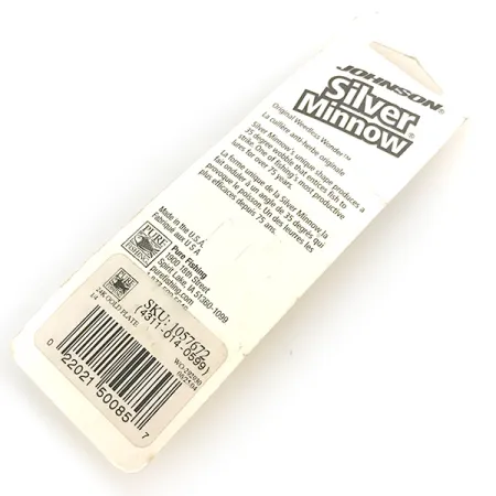 Johnson Silver Minnow Blinker, Gold, 7g, Krautschutz, #6798