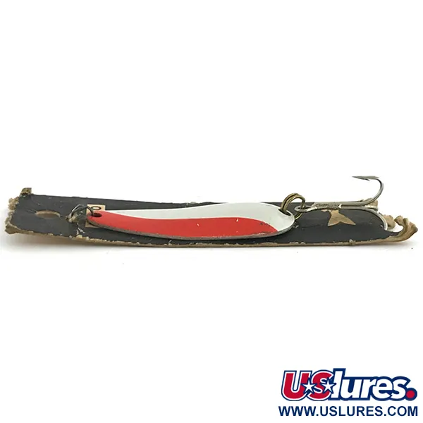 Nebco FlashBait 266 Blinker, Rot / Weiß / Nickel, 10g, Einzelhaken, #6801