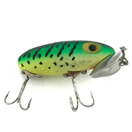 Fred Arbogast Jitterbug Oberflächenköder, Fire Tiger, 10g, #6808