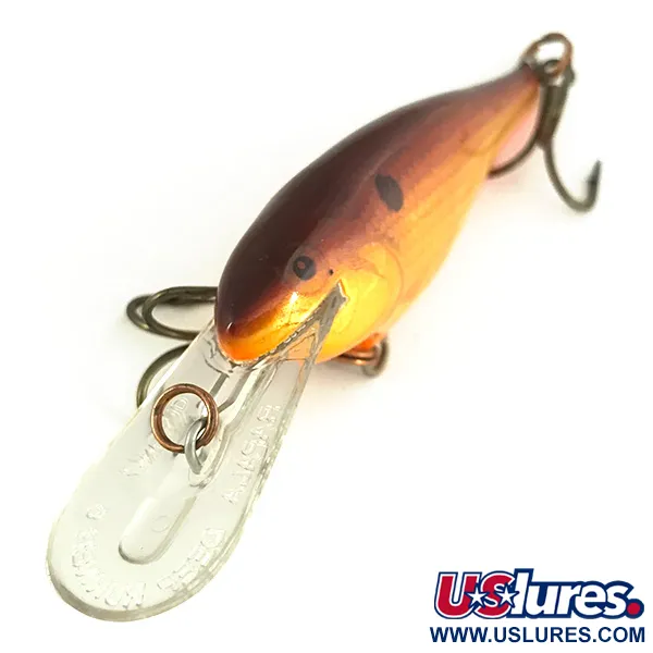 Rapala Shad Rap Deep Runner 05 Tiefläufer, Gold-Orange, 5g, Balsa, #6811