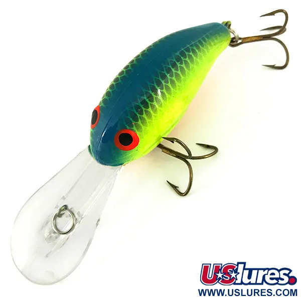 Bandit 300 Tieflauf-Crankbait, Chartreuse Blue Back, 10.5g, #6813