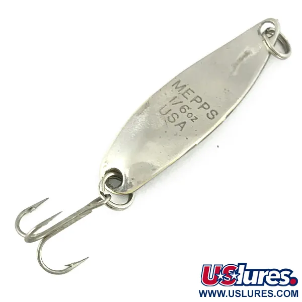 Mepps Syclops 00 Blinker, Silber, 4,5g, Schuppendekor, #6820