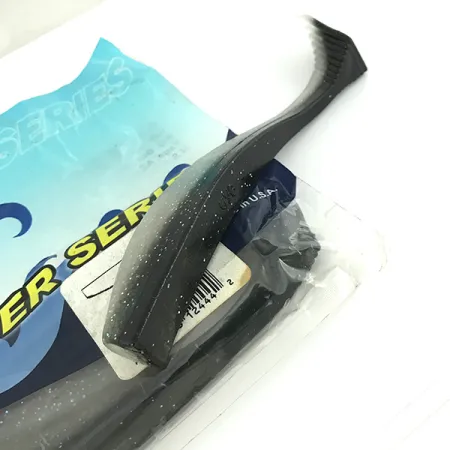 Yamamoto Saltwater series Gummifisch, Black/Hologram Belly, 12.7cm, #6830